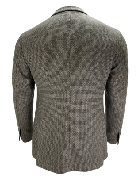 L.B.M. 1911 Men's Brown Button Closure Textured Knitted Blazer Sz S NWT