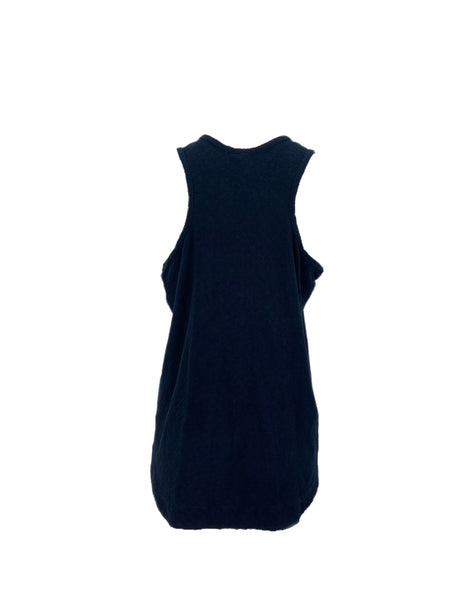 STEVEN ALAN Women's Navy Betty Sleeveless Tank Top Sz L NWT