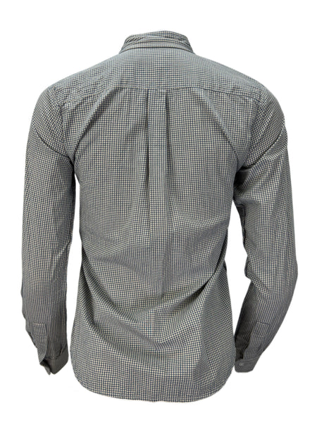 STEVEN ALAN Women's Blue Reverse Seam Plaid Casual Shirt Sz P NWT