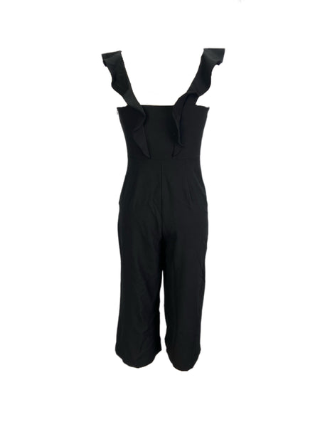 Catherine Malandrino Women's Black Beauty Living On A Prairie Jumpsuit NWT