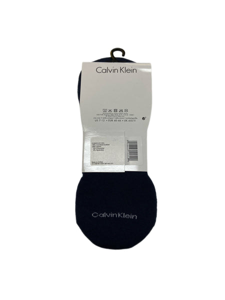 Calvin Klein Men's 2 Pair Multicolor Sneaker Liner Socks Sz 7-12 NWT