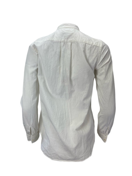 STEVEN ALAN Women's White Camille Long Sleeve Blouse Sz P NWT