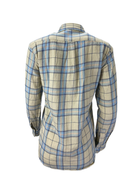 STEVEN ALAN Women's Multicolor Long Sleeve Plaid Casual Shirt Sz S NWT