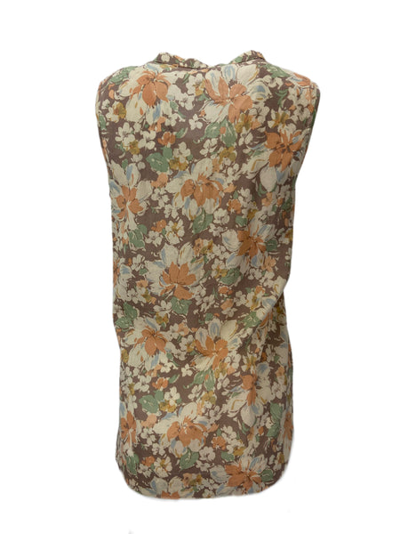 STEVEN ALAN Women's Multicolor Juliana Sleeveless Blouse Sz S NWT