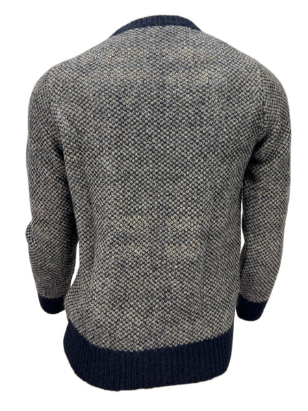 ROSSOPURO Men's Brown Knitted Long Sleeve Pullover Sz XL NWT