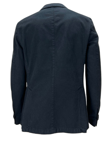 GABARDINE Men's Navy Patch Pockets Button Closure Sport Coat Sz XXL NWT