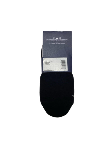 TOMMY HILFIGER Women's 3 Pairs Black Invisible Socks Sz 6-9.5 NWT