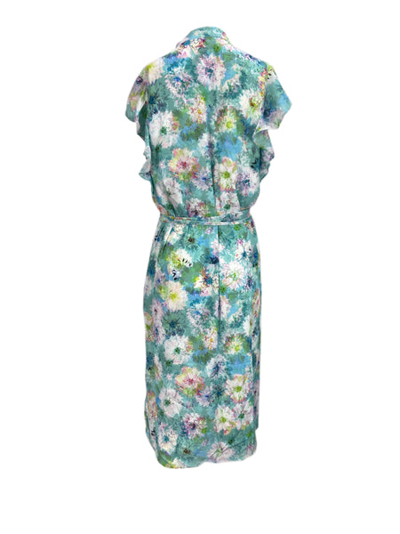 Catherine Malandrino Women's Multicolor Electric Garden Printed Dress Sz M NWT