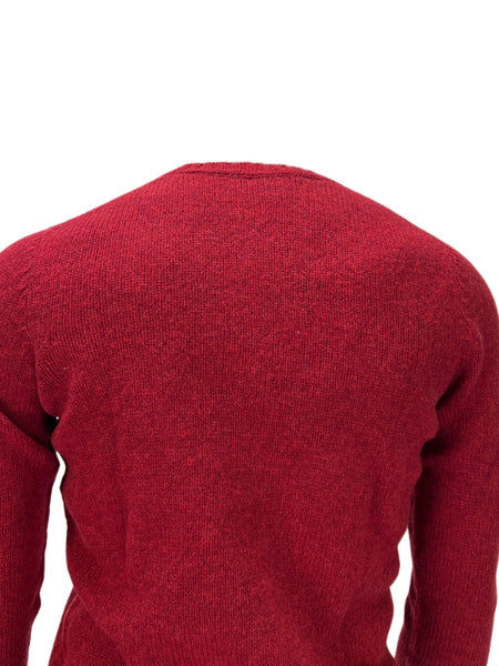 AIR JUMPER BY SCAGLIONE Men's Red Knitted Long Sleeve Pullover Sz S NWT