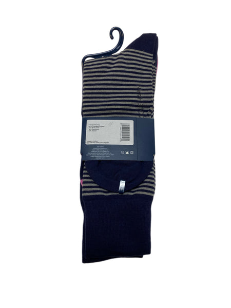 COLE HAAN Men's 3 Pair Multicolor Combed Cotton Crew Socks Sz 7-12 NWT