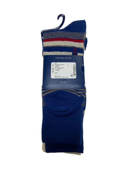 COLE HAAN Men's 3 Pair Oatmeal Heather Combed Cotton Crew Socks Sz 7-12 NWT