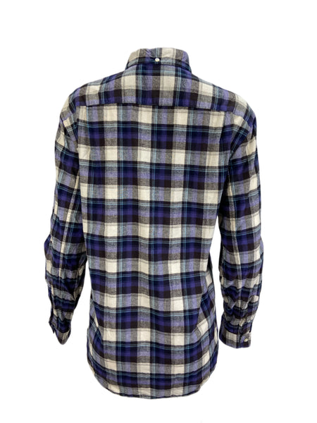 STEVEN ALAN Women's Multicolor Long Sleeve Plaid Casual Shirt Sz M NWOT