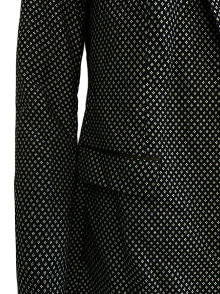 SCOTCH & SODA Men's Navy All Over Print One Button Closure Blazer #4020 L NWT