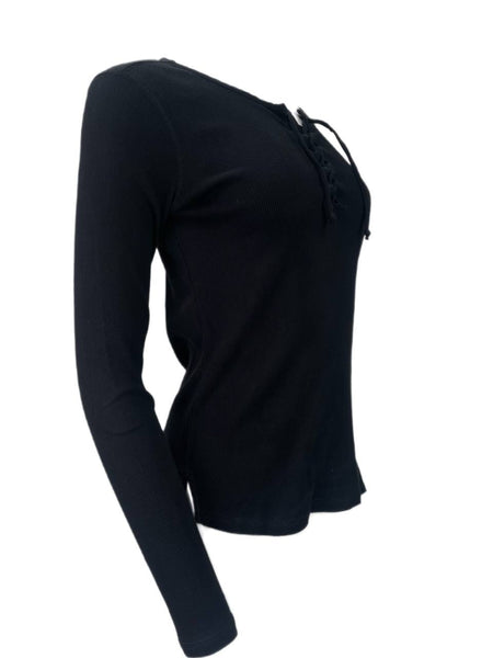 SCOTCH & SODA Women's Black Nomadic Dreamers Top #444 1 NWOT