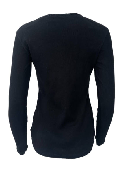 SCOTCH & SODA Women's Black Nomadic Dreamers Top #444 1 NWOT