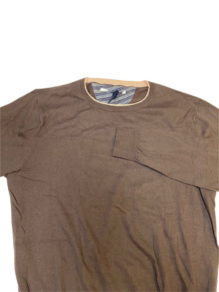 AT.P.CO Men's Brown Long Sleeve Pullover Sz XL NWT