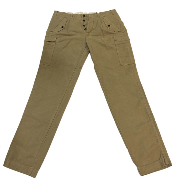 ARCHIVIO Marrone Men's Brown Straight Leg Cargo Pants Sz 35 NWT