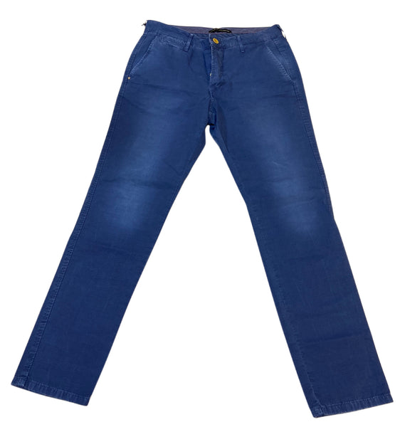 0/ZERO Men's Blue Straight Leg Chinos Pants Sz 31 NWT