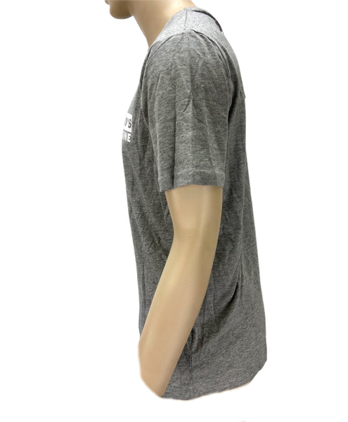HERO'S HEROINE Men's Gray Printed Short Sleeve T-Shirt Sz L NWT