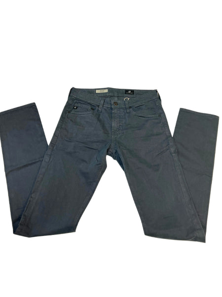 ADRIANO GOLDSCHMIED Men's Grey-Blue Slim Skinny Chinos Pants Sz 28 NWT