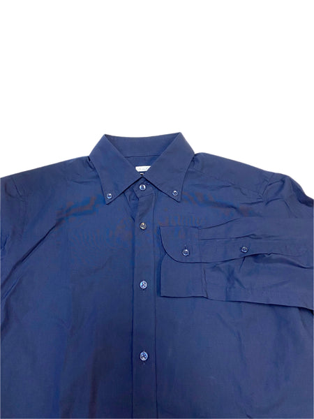 JAKI Men's Navy Blue Long Sleeve Dress Shirt Sz 15X38 NWT