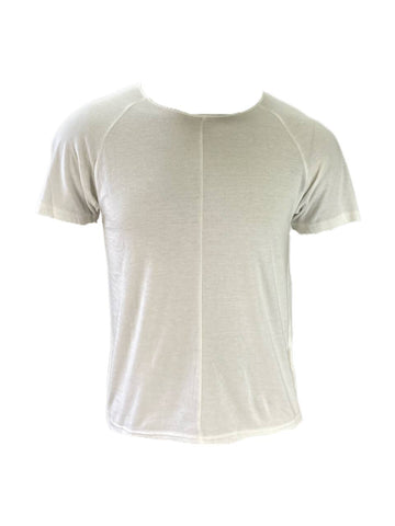 ROBERT GELLER Men's White Round Neck T-Shirt #5002 S NWT