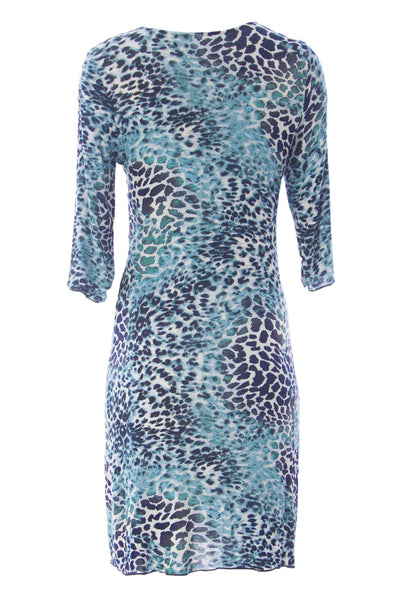 MIRACLEBODY  by Miraclesuit Women's Marilyn Stretch Dress Sz Small Turquoise