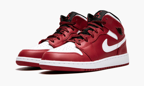 NIKE Kid's Gym Red/Black/White Air Jordan 1 Mid BG Chicago #554725-605 NEW