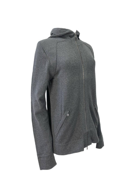 RICHARD CHAI Women's Grey Long Zip Hoodie #5F09 L NWT