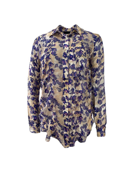 RICHARD CHAI Women's Purple Casual Blouse #5F11 0 NWT