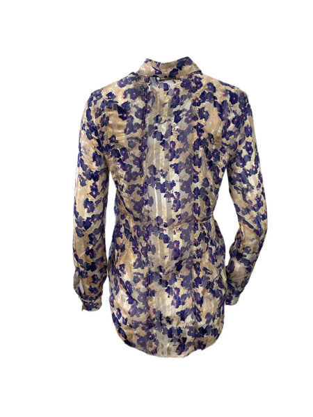 RICHARD CHAI Women's Purple Casual Blouse #5F11 0 NWT