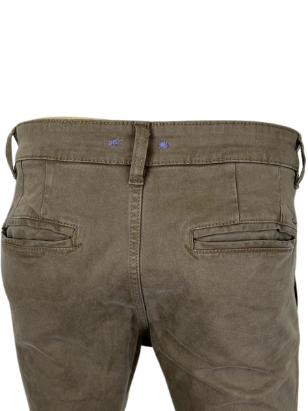 TREZ Men's Brown Straight Leg Chinos Pants Sz 36 NWT