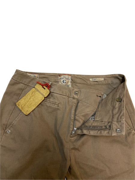 CAMOUFLAGE Men's Brown Slim Leg Chinos Pants Sz 32 NWT