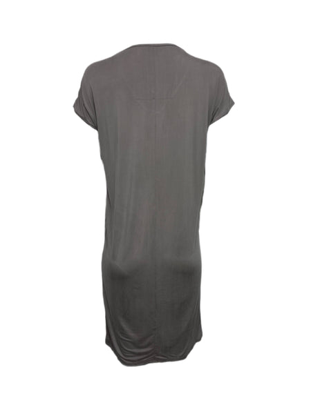 ECRU Women's Beige Suede Cupro Driftwood Dress #6027 S NWT