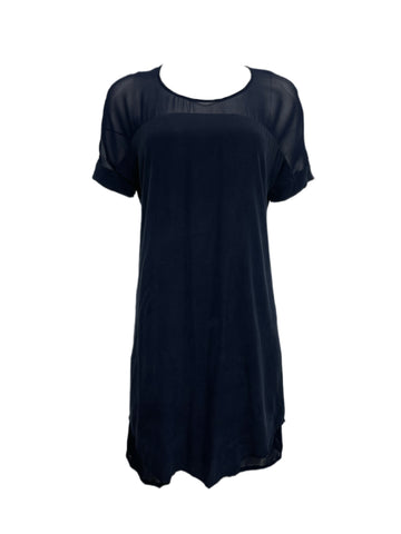 ECRU Women's Navy Casual Short Sleeve Dress #6061 S NWT