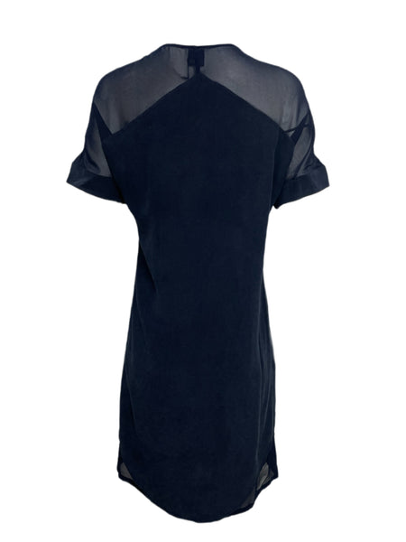 ECRU Women's Navy Casual Short Sleeve Dress #6061 S NWT
