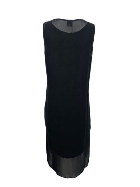 ECRU Women's Black Midi Casual Dress #6064 S NWT