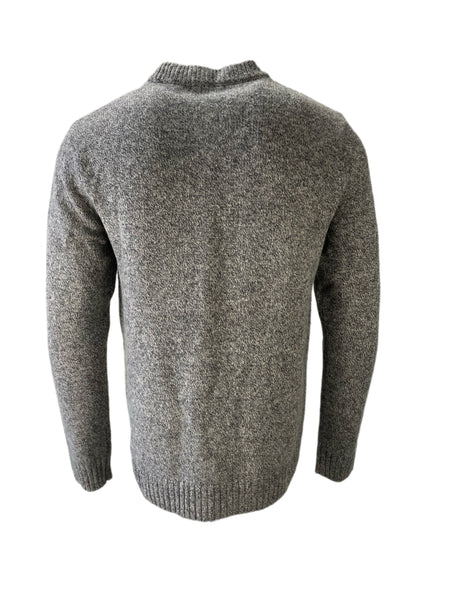 SCOTCH & SODA Men's Grey Crewneck Zip Sweater #6116 XL NWOT