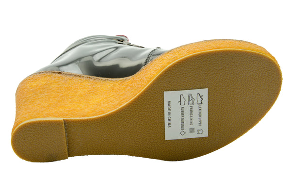 Philip Simon Hiker 200 Heel Black Leather Boot  Shoes 61FHK200W-BLK New $249