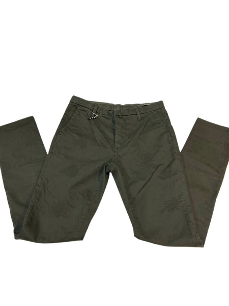 INDIVIDUAL Men's Pacey Military Straight Leg Chinos Pants Sz 28 NWT