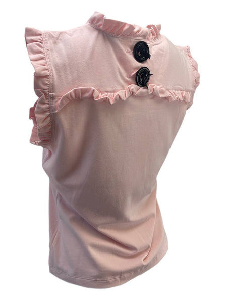 ELIZABETH MCKAY Women's Pink Rose Bonjour Tank Top #7009 M NWT