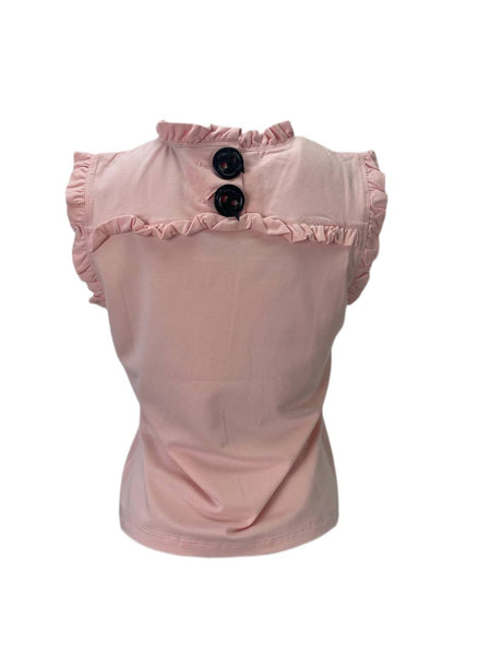 ELIZABETH MCKAY Women's Pink Rose Bonjour Tank Top #7009 M NWT