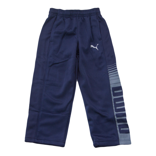PUMA KIDS Little Boy's Deep Navy Logo Track Pants 71163186F $38 NWT