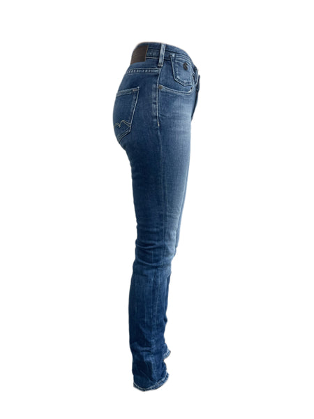 MAISON SCOTCH Women's Blue Skinny Low Rise Jeans #714 No Size NWT