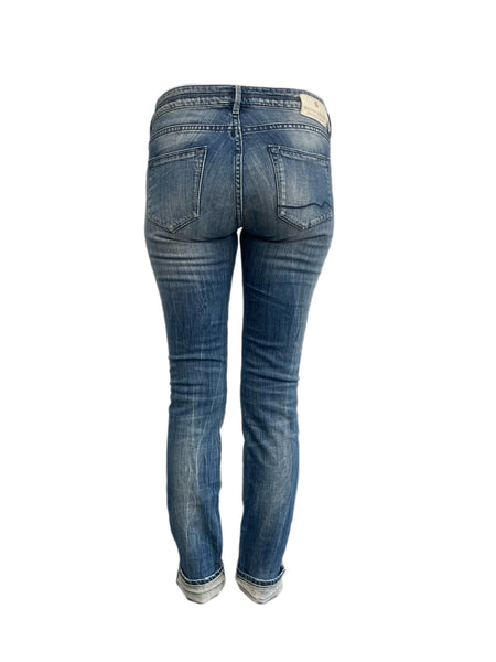 MAISON SCOTCH Women's Blue Skinny Low Rise Jeans #718 NWT