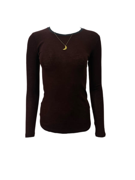 SCOTCH & SODA Women's Bordo Comfort Top #735 P NWT