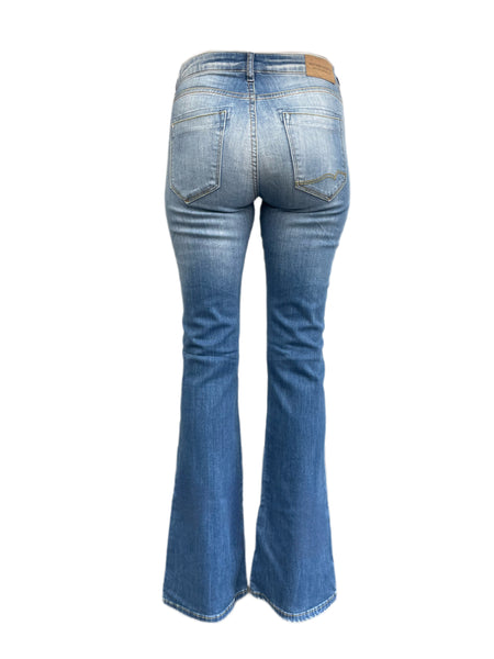 MAISON SCOTCH Women's Blue Low Rise Flared Jeans #754 NWT