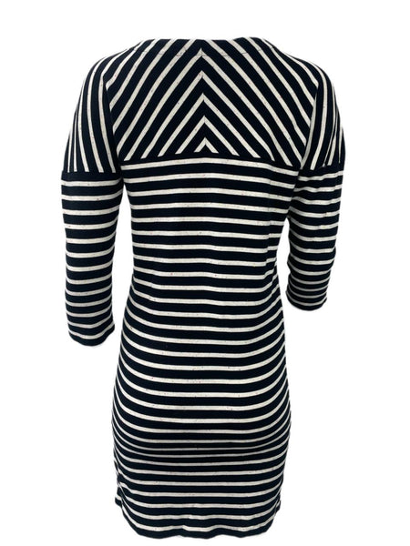 SCOTCH & SODA Women's Black Strriped Dress #777 NWT