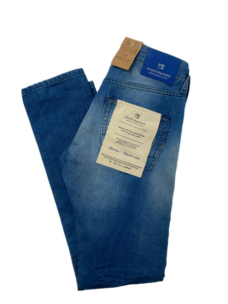 SCOTCH & SODA Men's Blue Amsterdam Blauw Jeans #777 28/32 NWT