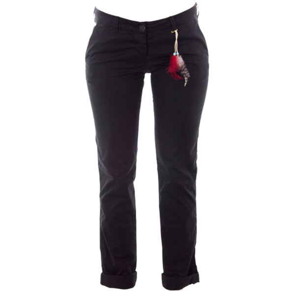 Maison Scotch Women's Black Lightweight Chinos Pants #788 30/32 NWT